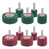 MISIQIMA 10 Pièces Roue Abrasive en Mousse pour Perceuse, 25|30|40|50|60MM Roue Abrasive e...