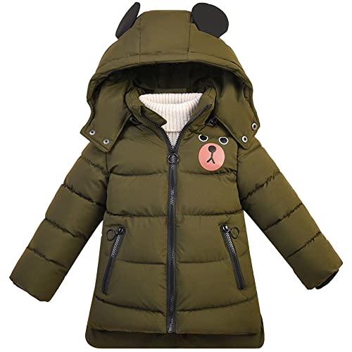 Veste matelassée en coton pour garçon avec blouson coupe-vent d'hiver