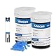 sinocare Safe Accu2 Teststreifen Blutzucker Set, Blutzuckerteststreifen x 50 + Lanzetten x 50 Diabetes Test für Zuhause (Nur für Safe Accu2）