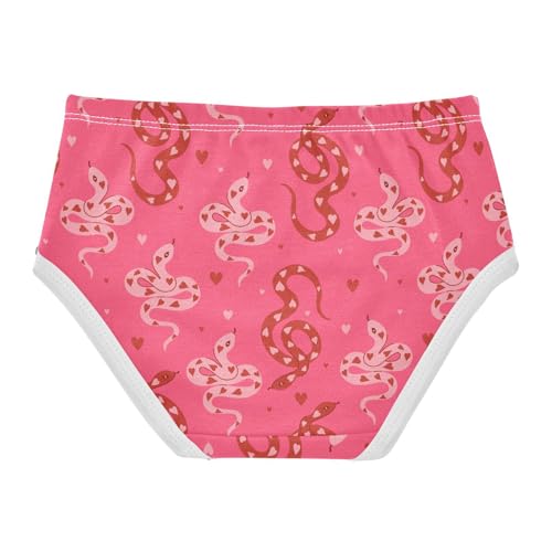 Little Girl Underwear Toddler Panties Kids Undies Snakes Soft Cotton Briefs 2T-8Y2