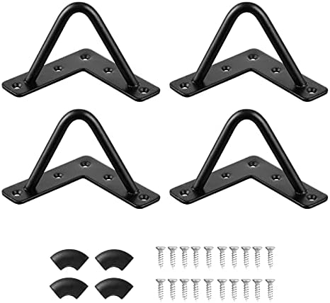 LCSDLHLSY Hairpin Legs 4 Inch, Metal Furniture Legs with Floor ProtectorsSet of 4 - Home DIY Projects for Cabinets, Coffee Table Legs, Wardrobes, TV Cabinets, Drawers, Bedside Tables, Sofas, etc，