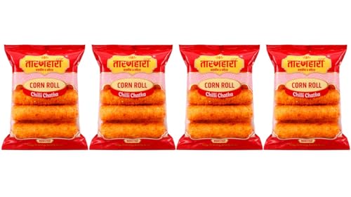 Image of Corn Roll Thai Chilli (4 Pack of 90g) Spicy Pola Snacks Free Cheese ball Packet inside | Corn Puff Corn Balls | Spicy Pola Snack for Anytime Snacking Snacks Combo
