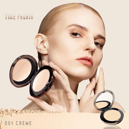 Image of Timeless Optima Cover-Blur Matte Powder Foundation 001 Creme | Buildable Full Coverage, Up to 16H Oil Control Long Wear, Waterproof, Pore-blurring Foundation Makeup for Base, Set, Touch Up