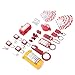 Lockout Tagout Kit for Electrical Equipment with Safety Padlocks, Includes Circuit Breaker Locks, Hanging and Keys for Industrial Use