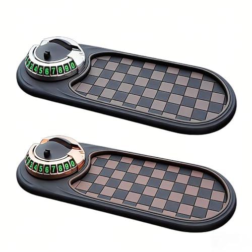 Multifunctional Car Anti-Slip Mat Dashboard Mat with Temporary Parking Number Display