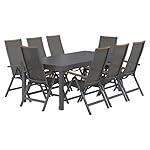 OUTLIV. Jacob XL Gartenmöbel-Set 8-Sitzer Anthrazit