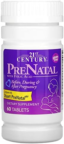 21st Century Vitamins PreNatal Multivitamin Tabs, 60 ct