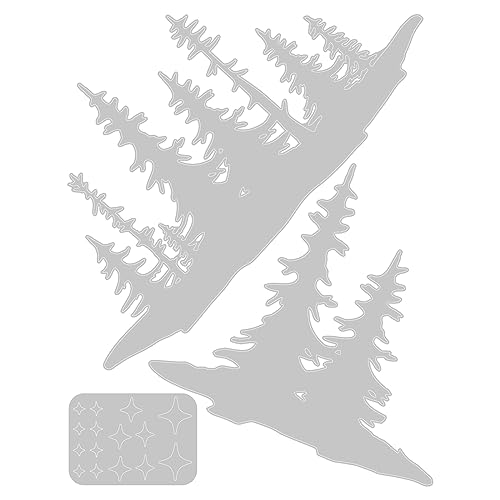 Matrices Thinlits Forest Shadows Tim Holtz pour stopper les découpes ratées - 2