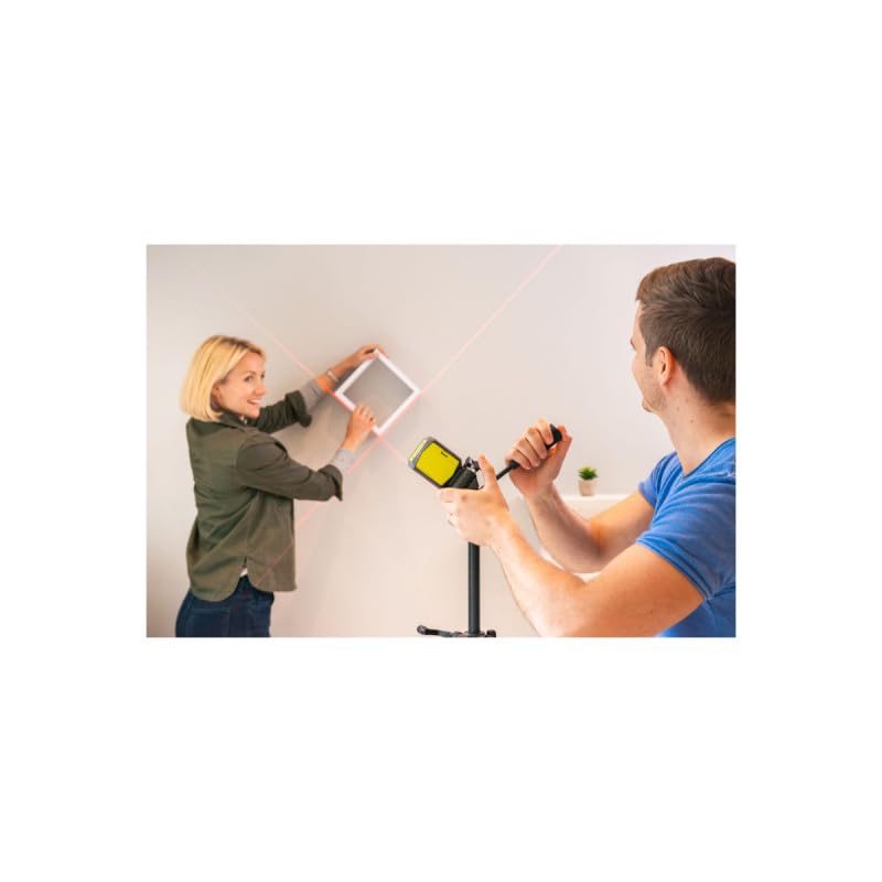 Pack RYOBI Laser Croix Rouge - 10m de porté - 0,5mm de précision - RBCLLR1 - Canne télescopique - 320cm - RBCLTP1
