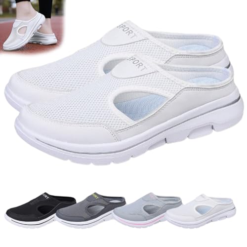 Meaboots Men's Comfort Breathable Support Sports Sandals, Men's Orthopedic Hollow-Out Summer Sandals Anti-Slip