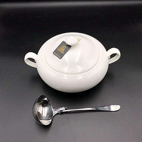 Wilmax England Family Size Tureen With A Ladle For Soups And Stews | Wl-555011