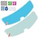 2 Paires de lentille de Casque de Moto Film Anti-buée Casque Universel Patch Anti-buée étanche pour Casque de Protection de vélo Film Anti-buée Bouclier de visière Anti-buée Sécurité de Conduite