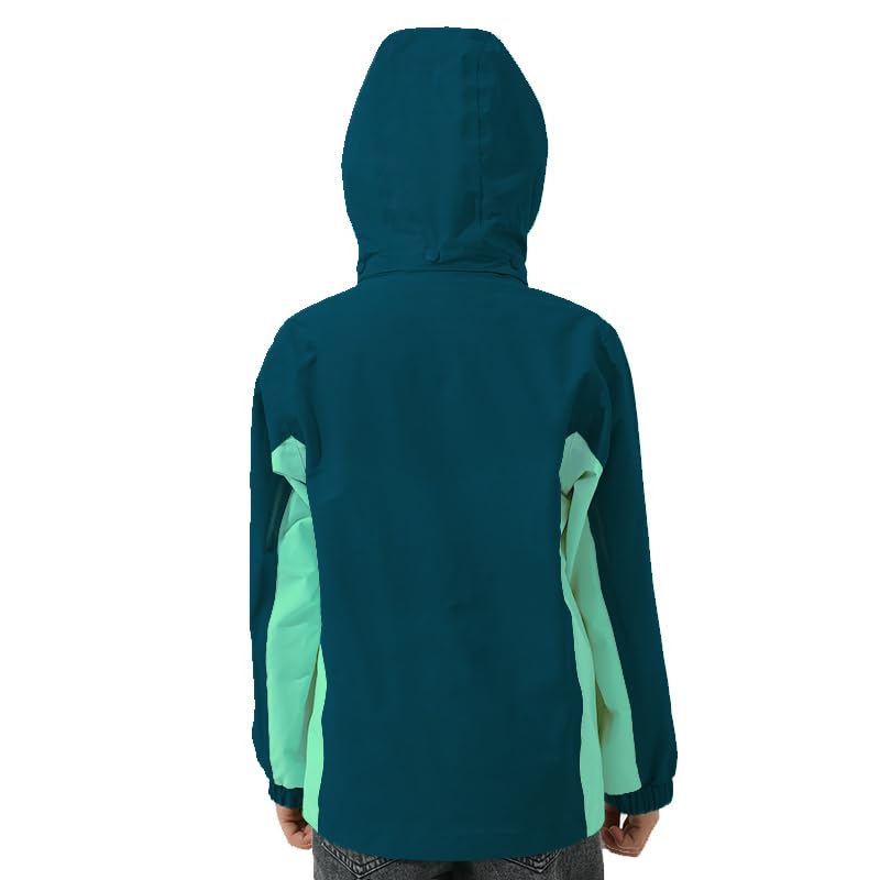 Image of Girls Boys Rain Jackets, Lightweight Waterproof Kids Rain Coats with Hood Windbreakers for Kids