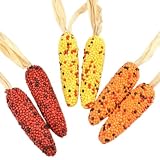 XZJMY 6 Pcs Artificial Corn,Thanksgiving Fake Corn,Simulation Foam Corn Set,Faux Corn Modle for Photoshoot,Kitchen,Party Home Decor