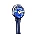 Handventilator, Mini Wiederaufladbarer Batteriebetriebener Lüfter Tischventilator Tragbarer Wassersprühventilator for Den Innen- Und Außenbereich (Farbe : Blau)