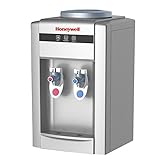 Honeywell HWB2052S2 Tabletop Top-Loading Hot/Cold Water Dispenser, Silver