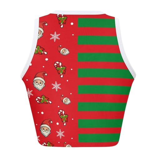 Agoviwo Cute Graphic Women Casual Basic Sleeveless Crew Neck Y2k Crop Tank Top2