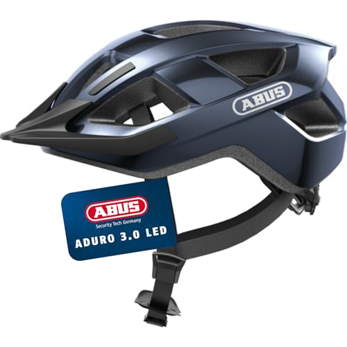 ABUS Fahrradhelm Aduro 3.0 LED - Sportiver City-Helm in stilvollem Design...