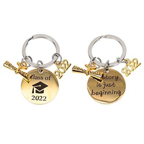 ABOOFAN 2Pcs Graduation 2022 Cadeau de Graduation Keychains Cadeaux pour Personnes Âgées 2022 College D' école Secondaire High School Senior Senior Cover