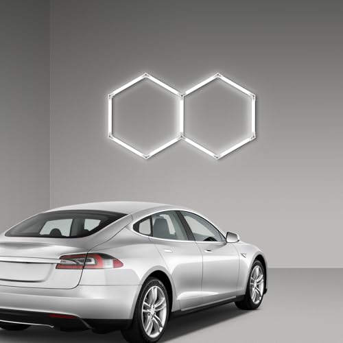 Éclairage hexagonal LED garage gymnases et centres commerciaux 2-HEX