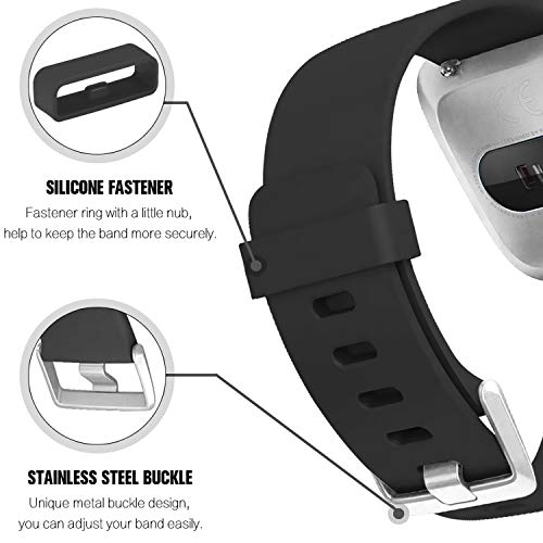 eseekgo Compatível com pulseiras Fitbit Versa/Versa 2/Versa Lite/Edição Especial, pacote com 3 pulse