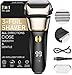 Produktbild Folienrasierer Herren,2 in 1 Rasierer Herren Elektrisch Wiederaufladbarer USB Rasierapparat Herren Nassrasierer & Trockenrasierer Elektrorasierer Herren 100 Min Laufzeit,Zero Gap Skin,IPX7,Reisesperre