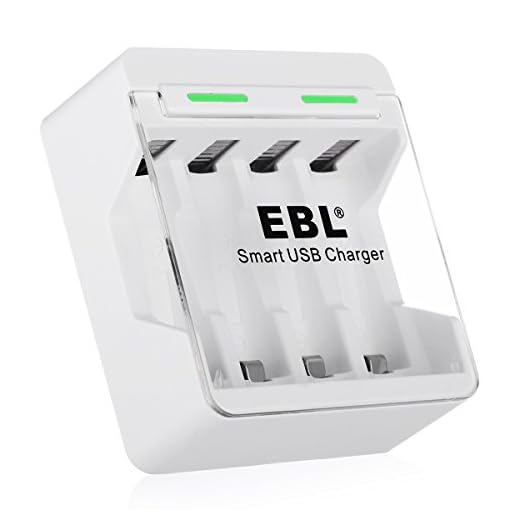 EBL Quick & Convenient Smart AA AAA Battery Charger for Ni-MH Ni-CD Rechargeable Batteries AA AAA Two Way Radio Batteries