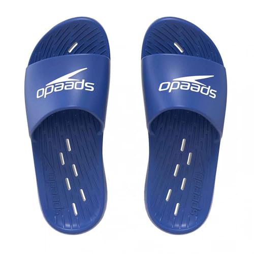 Speedo Men's Slides | Pool Sliders | Quick Dry, Navy, 6 UK