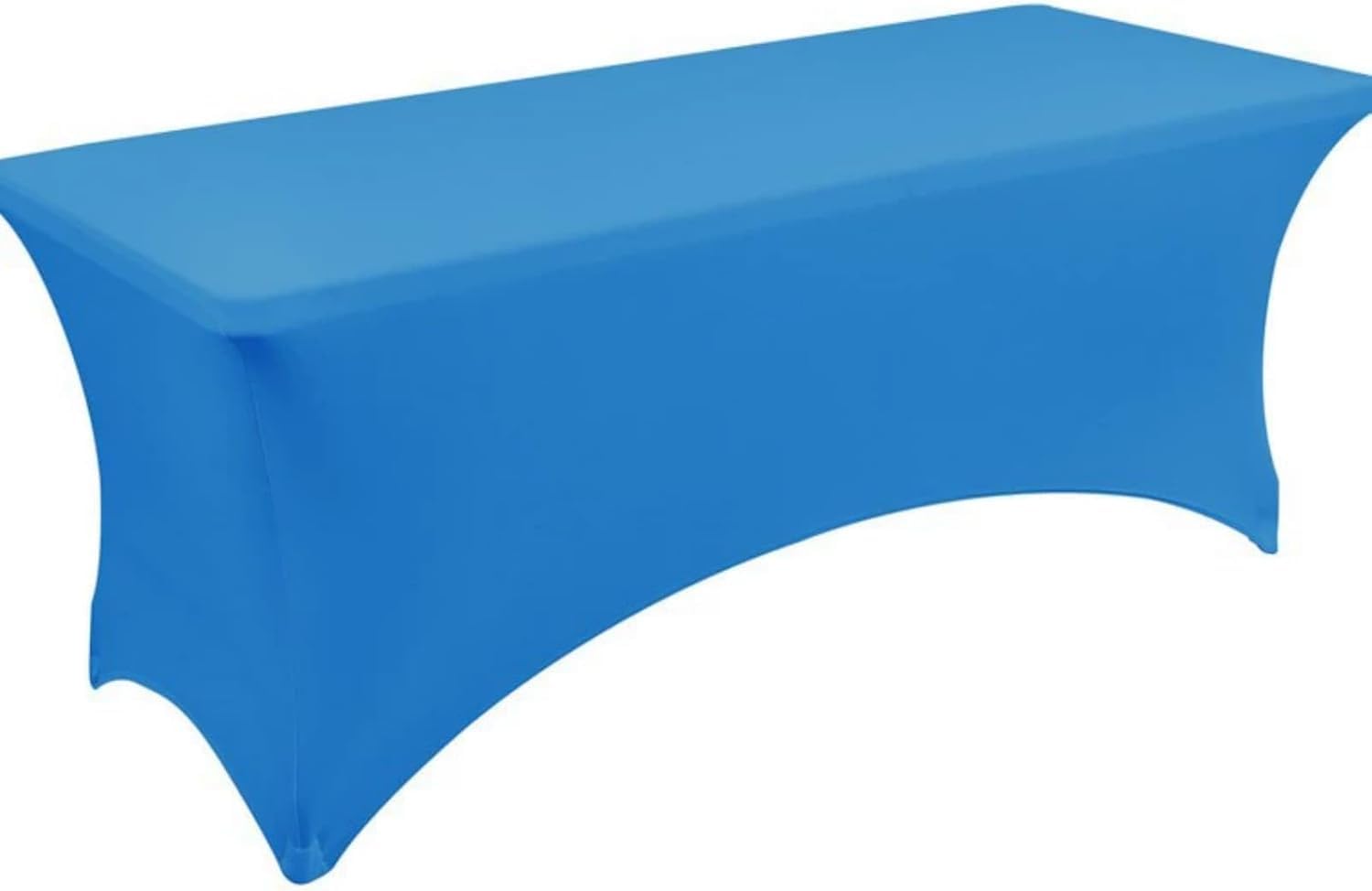 KIJyfgTR Stretch Tablecloth, Machine Washable, Ideal For Parties And Banquets(Blue,6FT 183x76cm)
