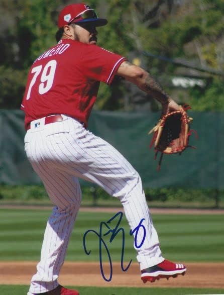 Autographed Jojo Romero 8x10 Philadelphia Phillies Photo