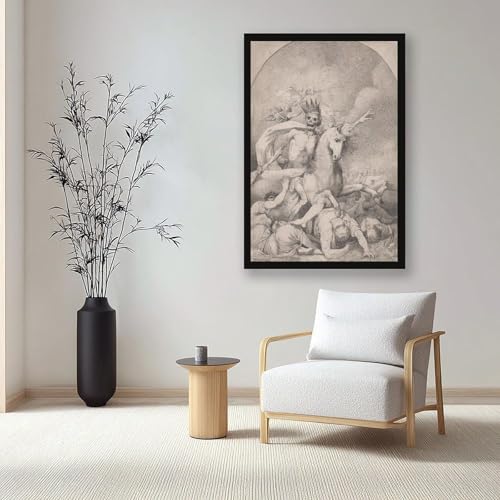 Impression sur toile John Hamilton Mortimer tableau design pour bureau