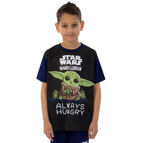 STAR WARS Pajamas, Grogu Boys Pajamas, The Mandalorian Summer Pjs, Short Sleeve Boys Pjs2