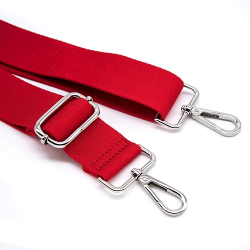 Image of S&loyoe Thickened Solid Color Purse Straps Replacement Crossbody Bag Strap Adjustable Wide Guitar Straps for Handbags 1.5inch