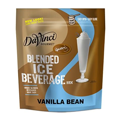 DaVinci Gourmet Vanilla Bean Blended Iced Coffee Mix, 3 Pound (Pack of 1) Cover