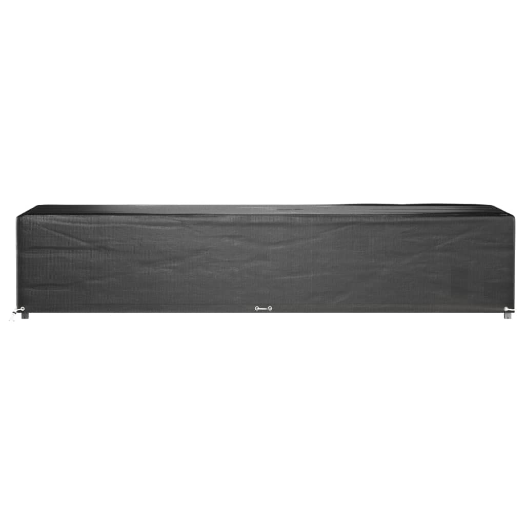 INLIFE Fundas para tumbona, 2 unidades, 12 ojales, 205 x 75 x 40 cm, de polietileno, para muebles, de exterior (1,2 kg)
