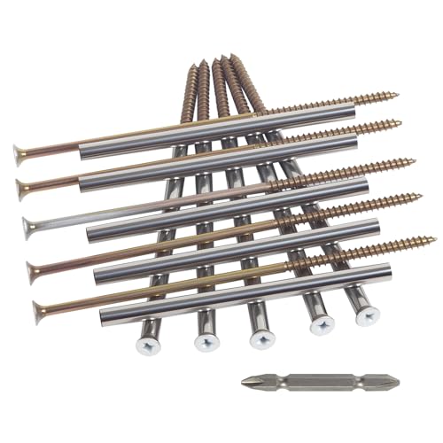 Gutter Screws 7 Inch White 10 Pack