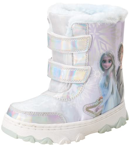 Josmo Girl's Frozen Snow Boots (Toddler/Little Kid) Silver/Light Blue 7 Toddler M