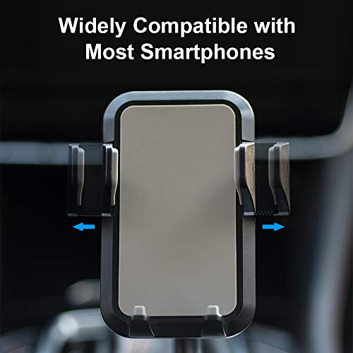 KLKE Car Phone Holder Upgraded Cup Holder Phone Mount Universal Phone Holder for Car 360° Rotatable Cup Phone Holder for Car with Quick Release Landscape Portrait Mode for iPhone Samsung Galaxy LG