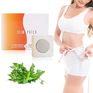 PIDUNYO 40 stuks afslankpleisters, buikvet, afslankpleisters, natuurlijke kruidenstickers, snel afvallen, niet irriterend, afslankende pleisters voor vetverbranding op de buik, emmertaille, buikvet,