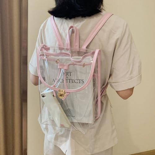 Mochila transparente para estadios universidad y colegio 7