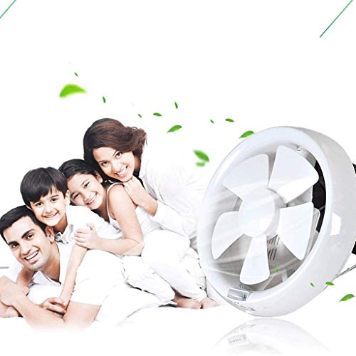 Ventilador de janela redonda, ventilador de ventilação, para cozinha e casa, potência do banheiro 15