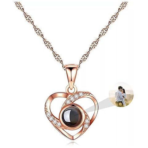Aina Lighting Personalized Photo Projection Necklace Cover