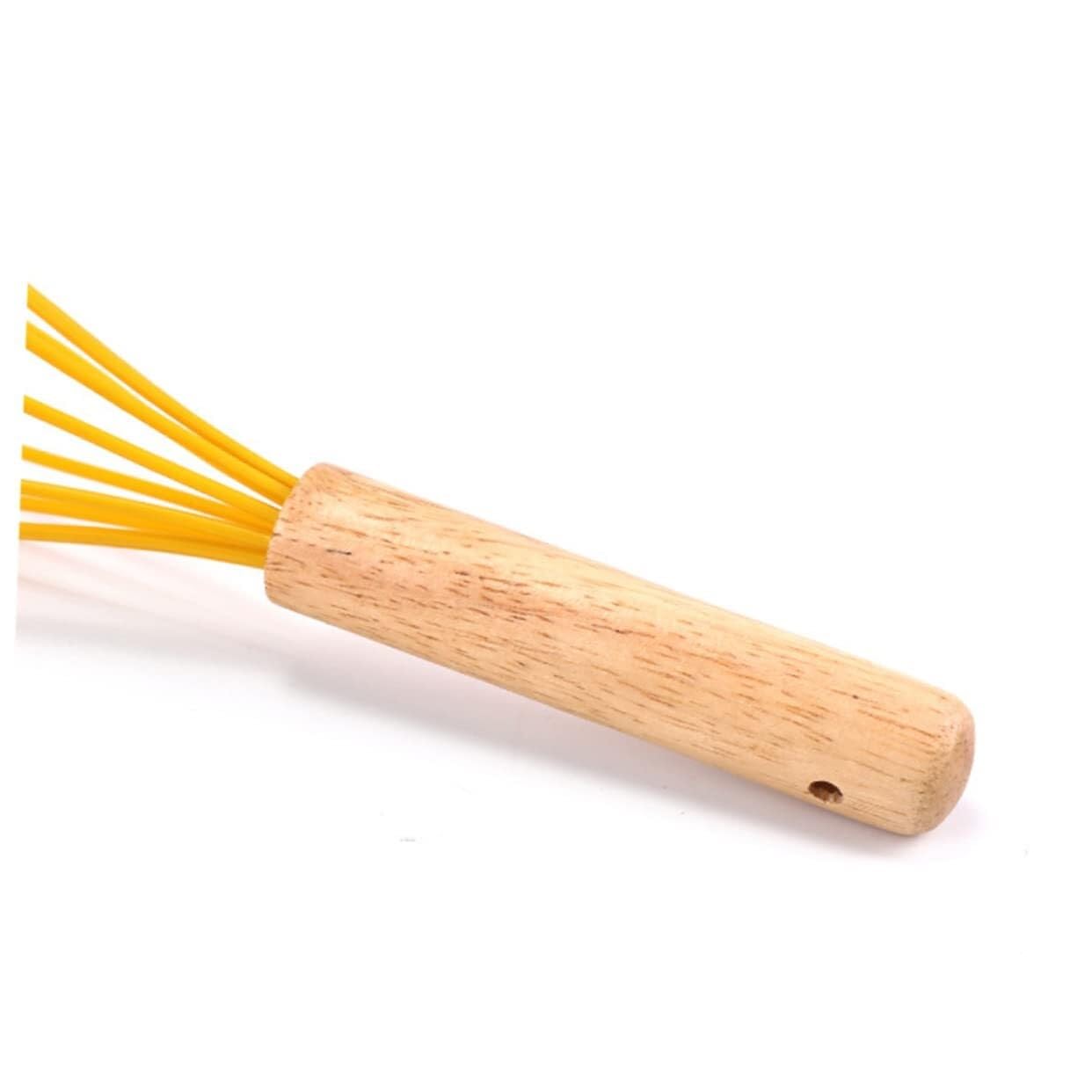 Schneebesen Rührbesen Manueller Schneebesen Mit Buchengriff, Heimküchenmixer, Creme-Teig-Backwerkzeug Handschneebesen(280x70mm)