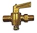 Ground Plug Valve,1/4 in,30 Psi,Brass