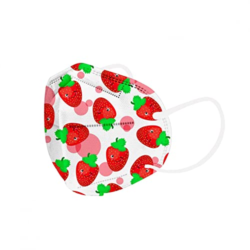 10 Stück Einweg Kinder 𝙊𝙥 𝙈𝙖𝙨𝙠𝙚𝙣 𝙈𝙚𝙙𝙞𝙯𝙞𝙣𝙞𝙨𝙘𝙝𝙚𝙧 4-Lagig Atmungsaktiv Bedeckung Mund-Nasen Halstuch Schule Cartoon Druck Tücher Bunt Outdoor Winddicht Tuch Cover