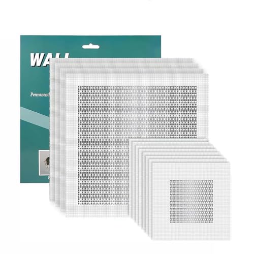 Yongst 14-Piece Wall Repair Kit: Self-Adhesive Aluminum Mesh Patches for Drywall, Plasterboard, Ceiling Holes – Easy Fix for Walls & Ceilings