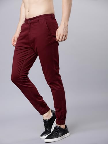 Image of Highlander Men's Tapered Fit Cargo Trousers| Stylish & Comfortable for Casual, Travel & Active Wear