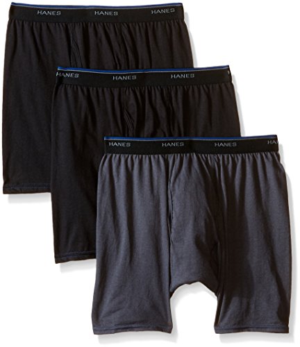 Hanes Men's 3-Pack Comfort Blend BoxerBrief Assorted