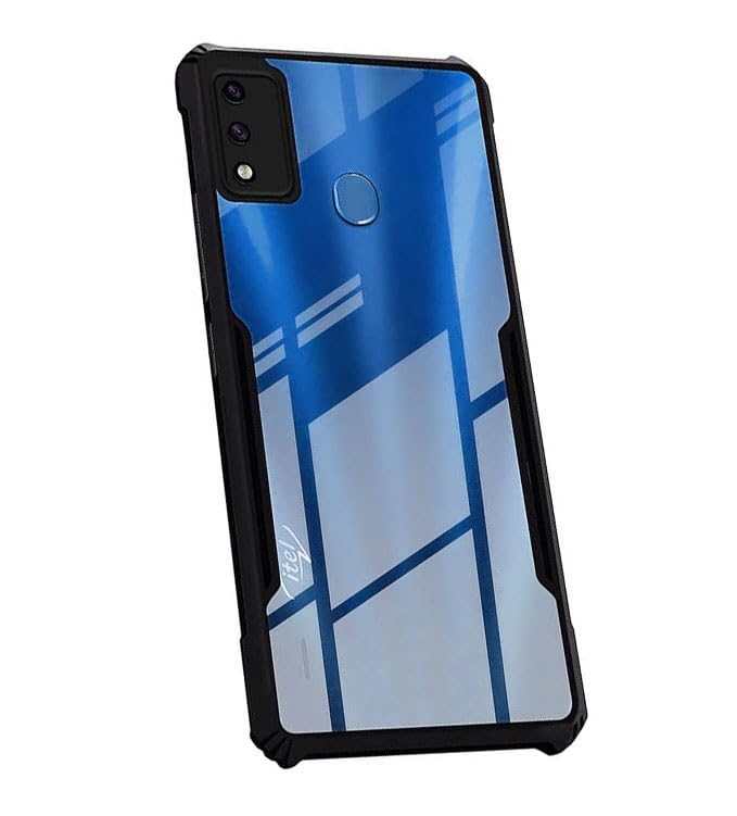 COBERTA Back Cover for itel A48 Back Cover Case - Black Transparent (B0CWH8WJ46) Amazon Price History, Amazon Price Tracker
