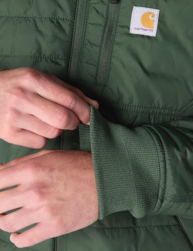 Image of Carhartt Men's Rain Defender Relaxed Fit Lightweight Insulated Hooded Jacket
